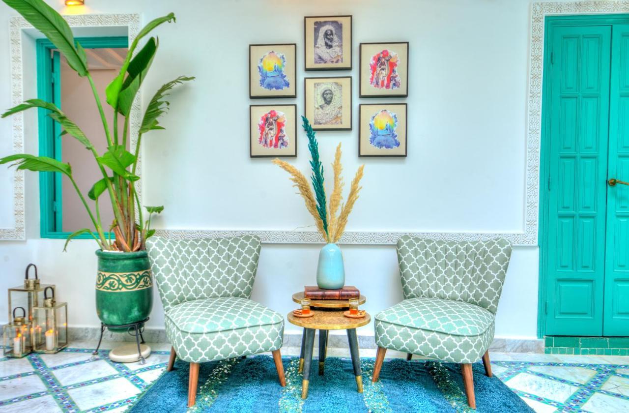 Riad Paradis Blanc Marrakesh Bagian luar foto