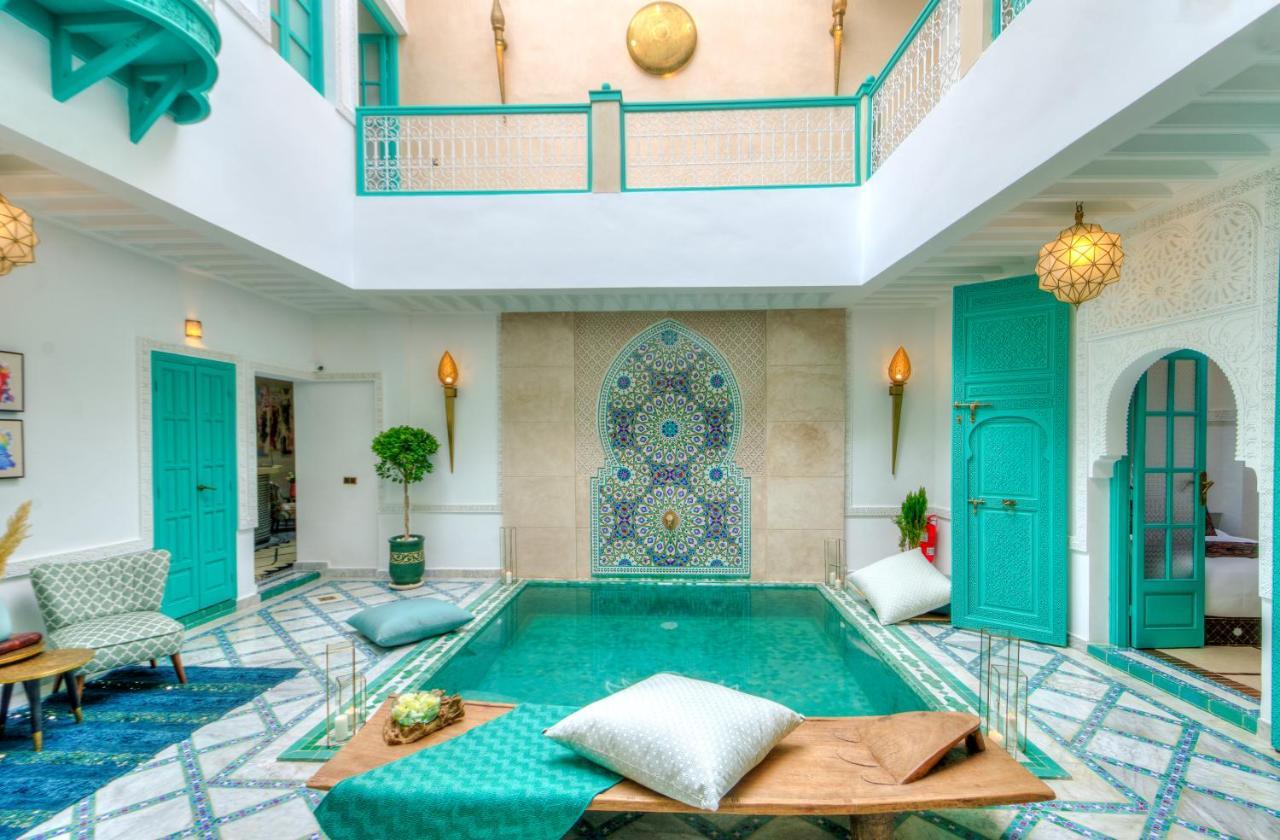 Riad Paradis Blanc Marrakesh Bagian luar foto