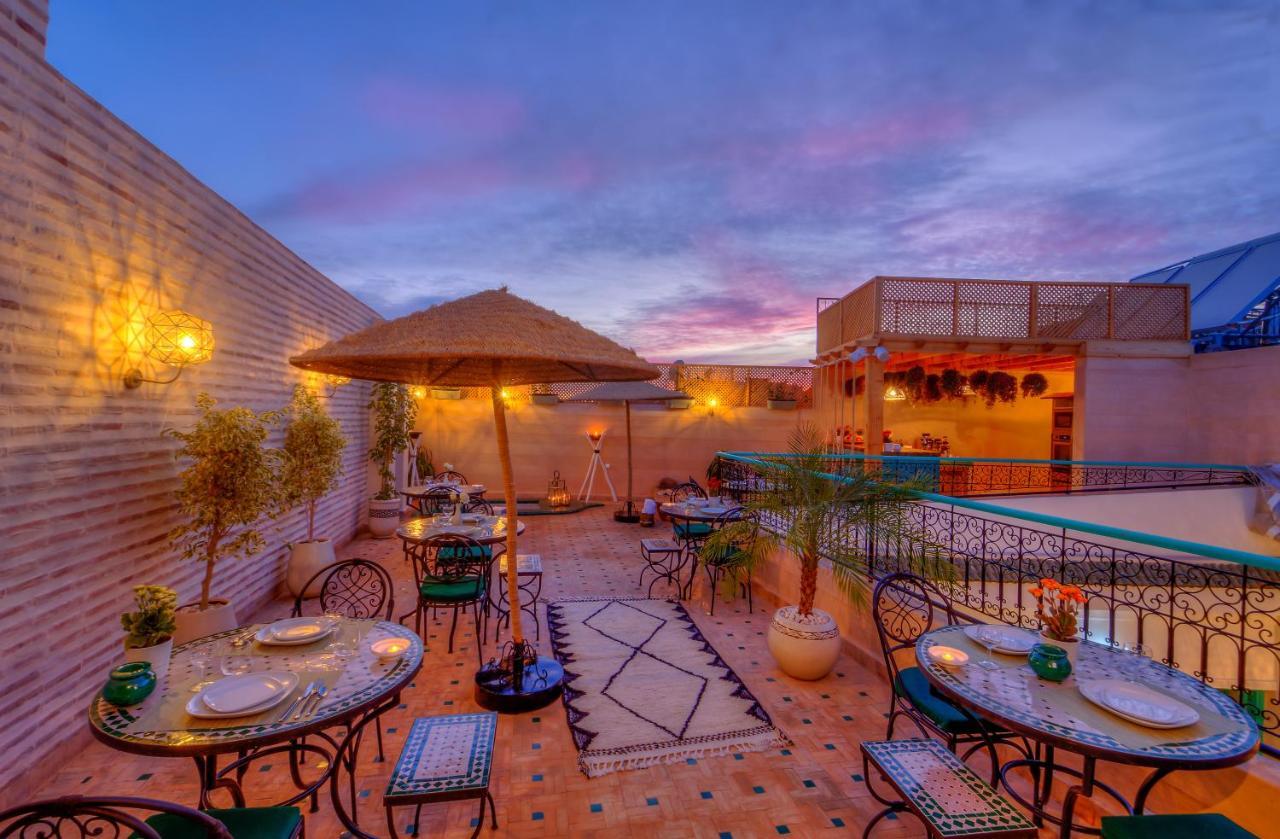 Riad Paradis Blanc Marrakesh Bagian luar foto