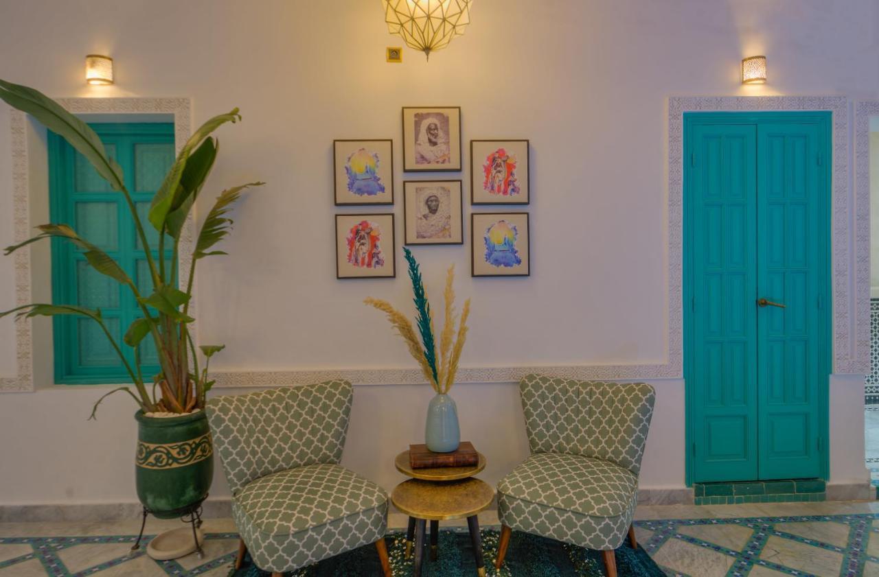 Riad Paradis Blanc Marrakesh Bagian luar foto