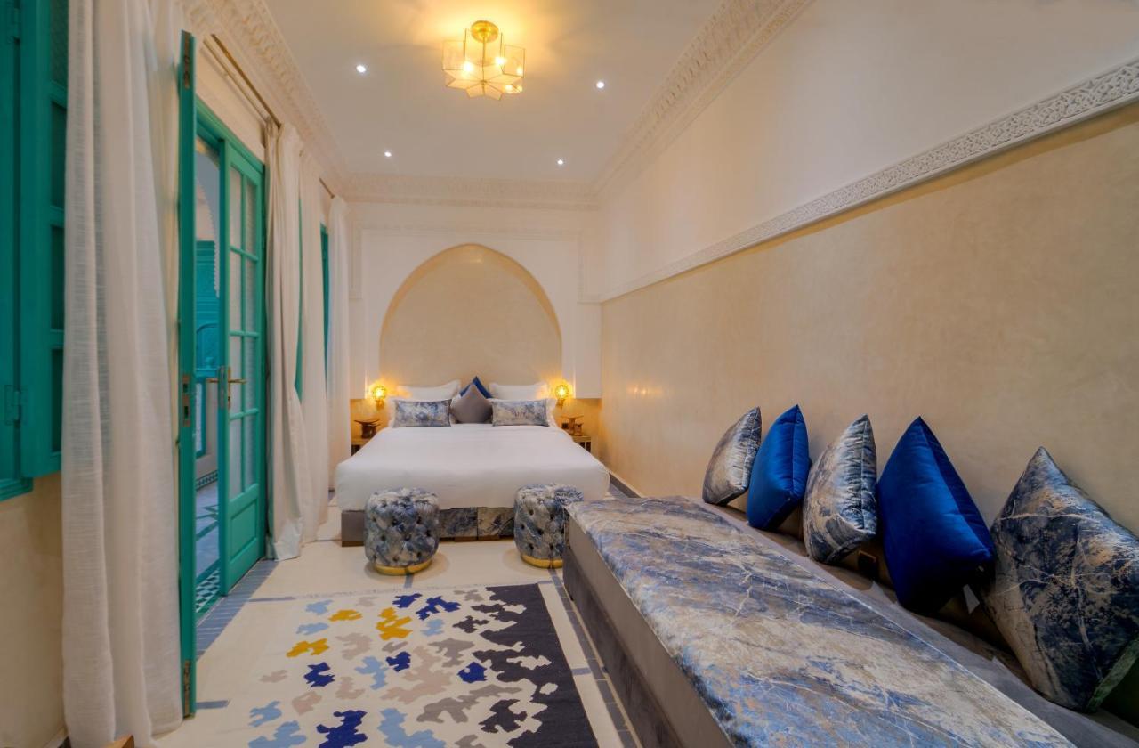 Riad Paradis Blanc Marrakesh Bagian luar foto