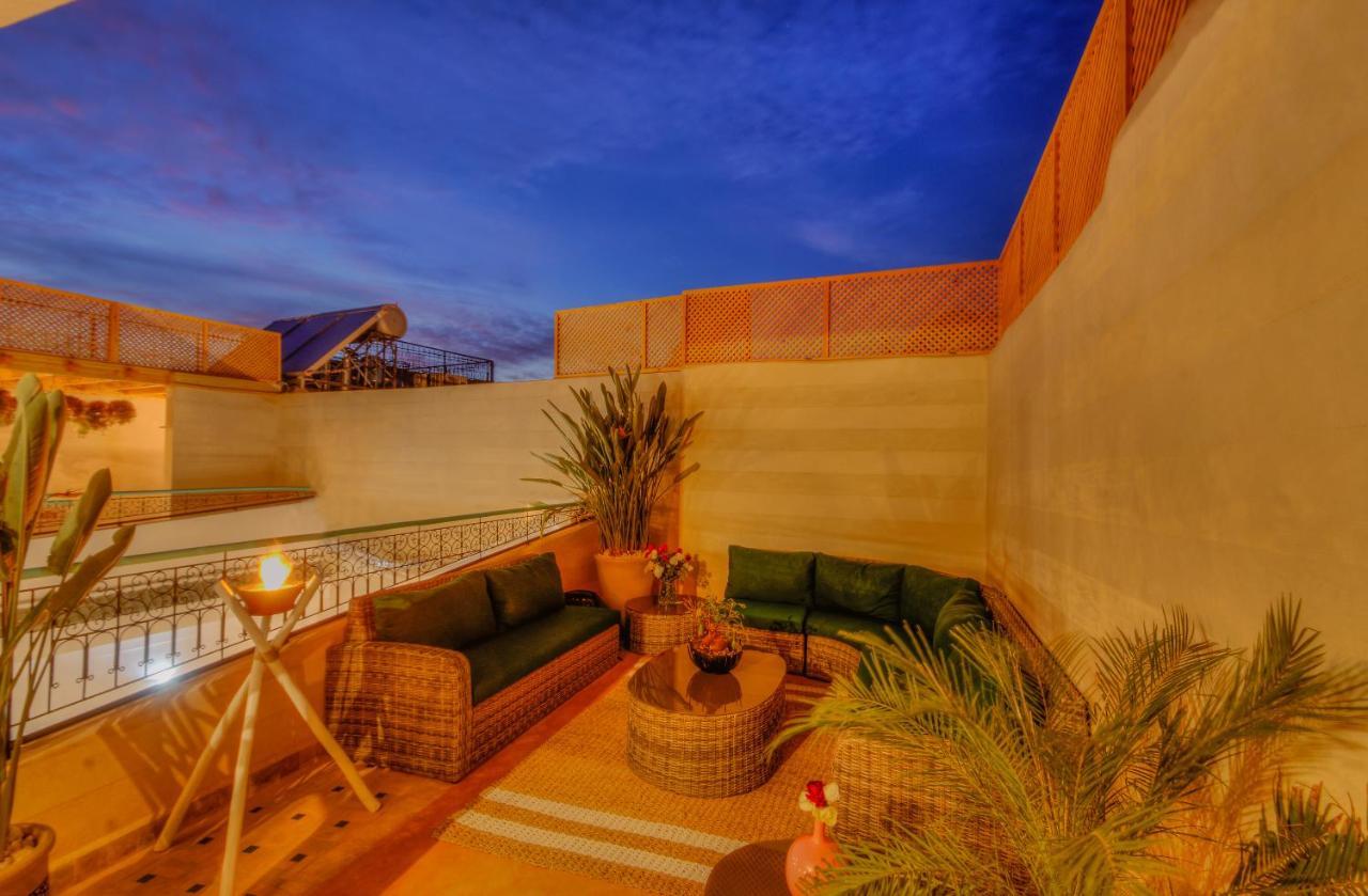 Riad Paradis Blanc Marrakesh Bagian luar foto