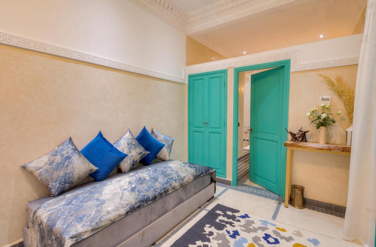 Riad Paradis Blanc Marrakesh Bagian luar foto