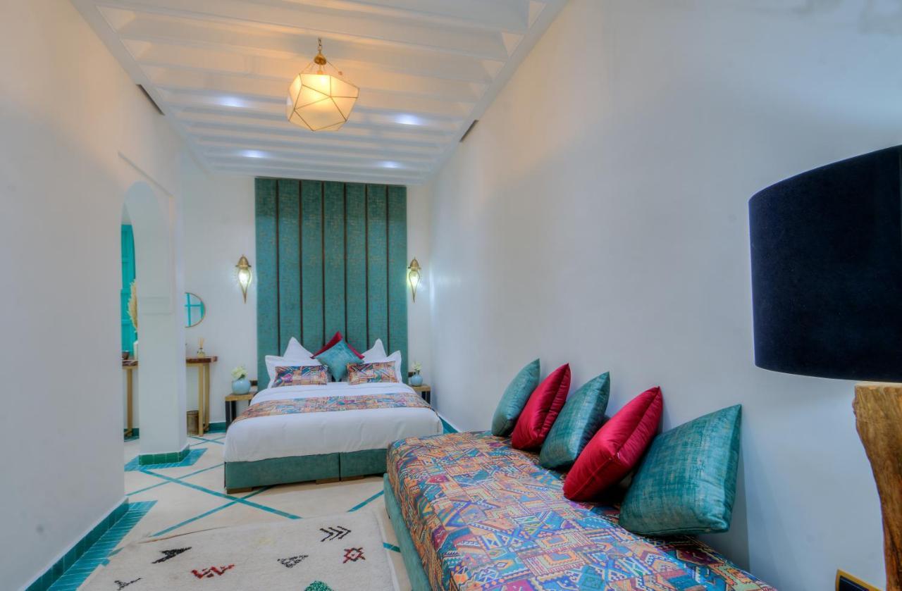Riad Paradis Blanc Marrakesh Bagian luar foto
