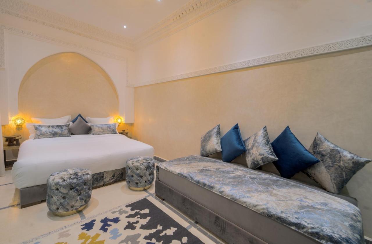 Riad Paradis Blanc Marrakesh Bagian luar foto