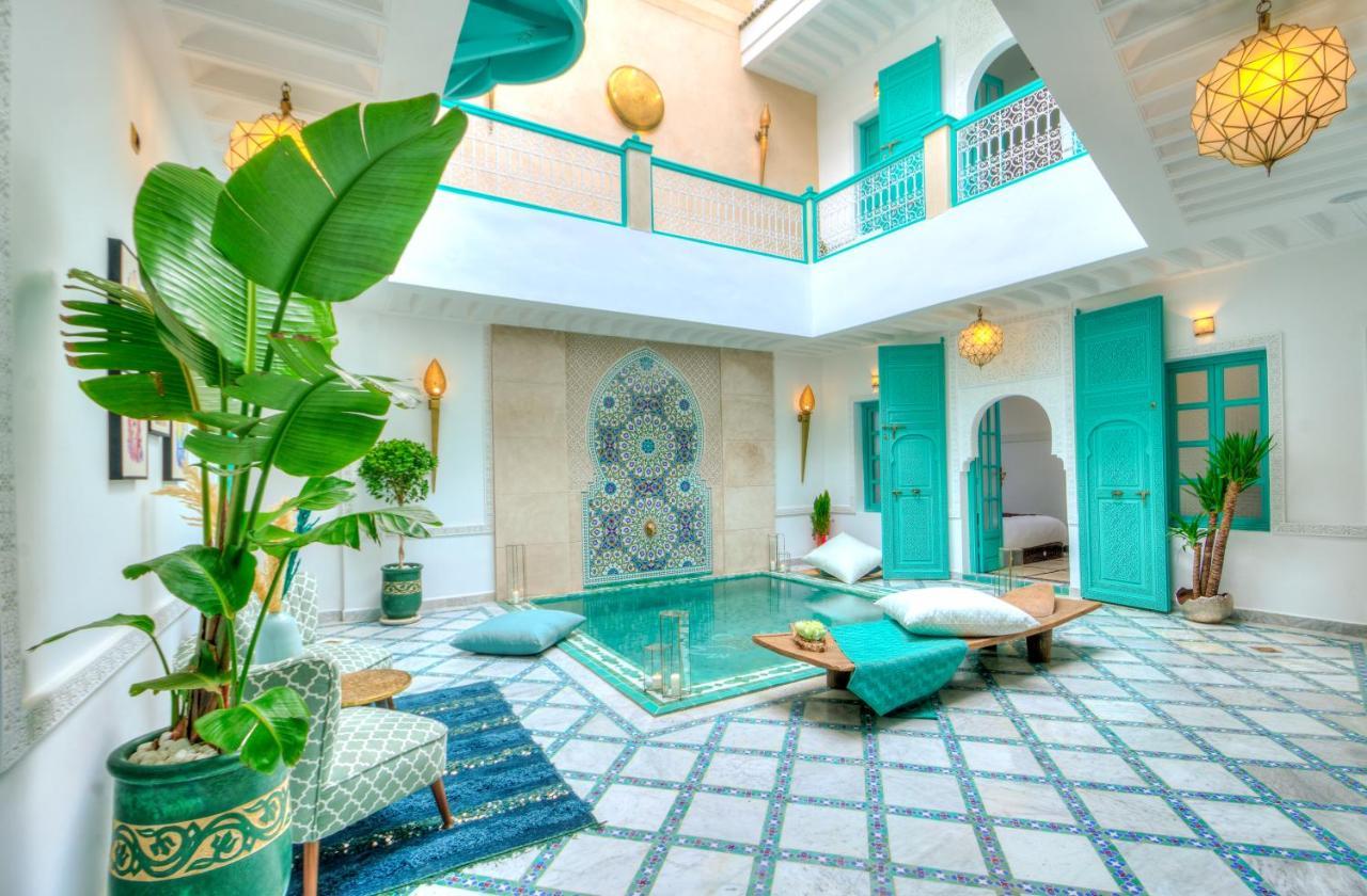 Riad Paradis Blanc Marrakesh Bagian luar foto