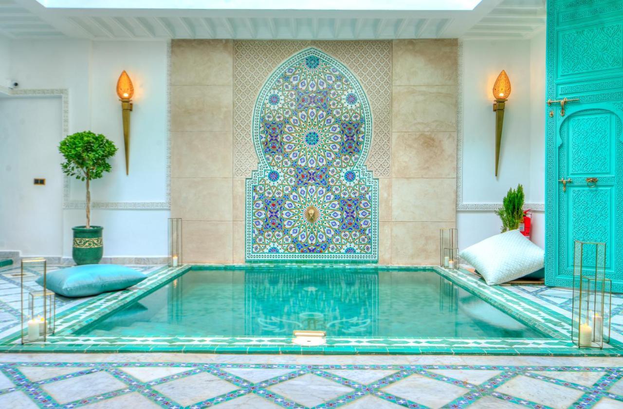 Riad Paradis Blanc Marrakesh Bagian luar foto