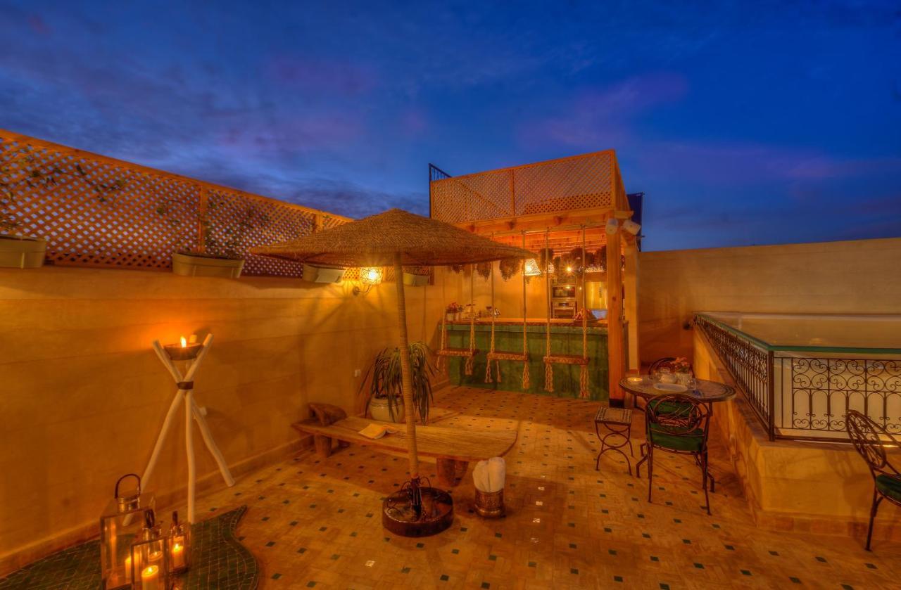 Riad Paradis Blanc Marrakesh Bagian luar foto