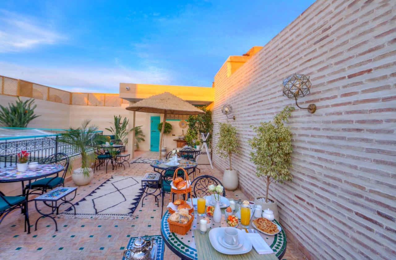 Riad Paradis Blanc Marrakesh Bagian luar foto