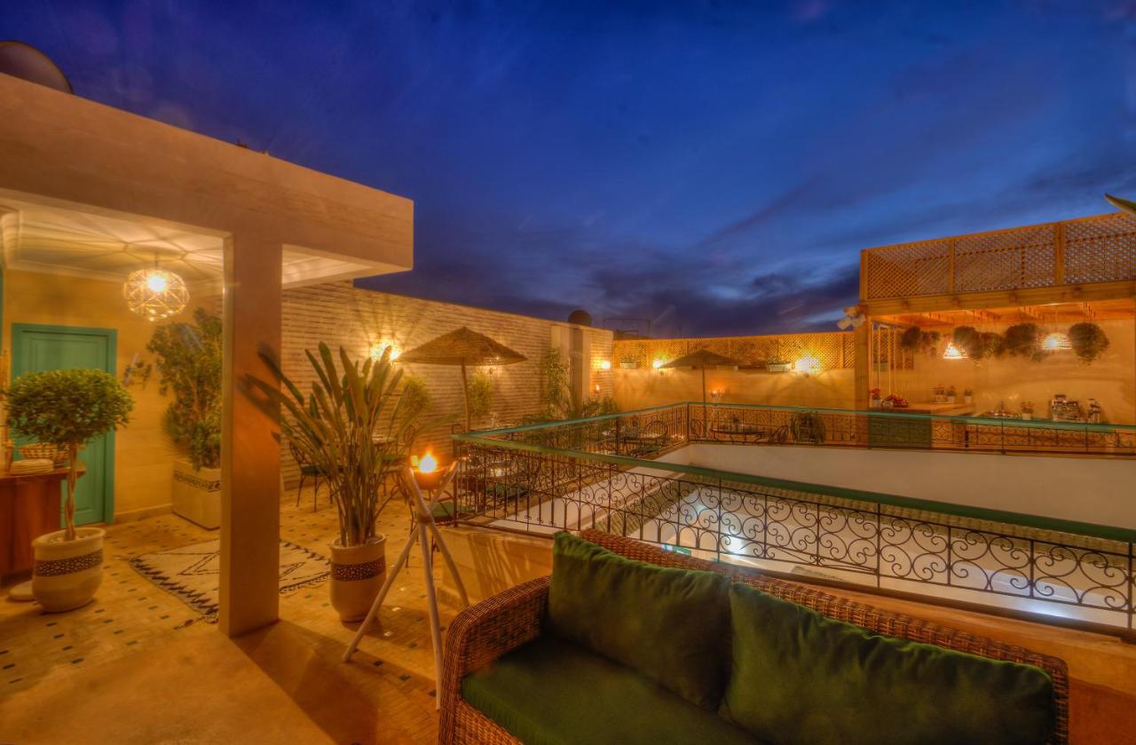 Riad Paradis Blanc Marrakesh Bagian luar foto