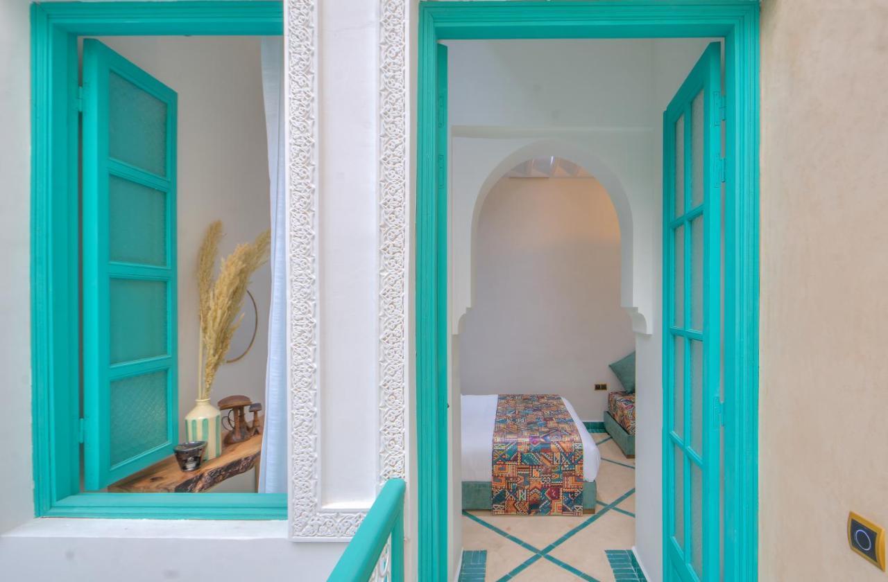 Riad Paradis Blanc Marrakesh Bagian luar foto