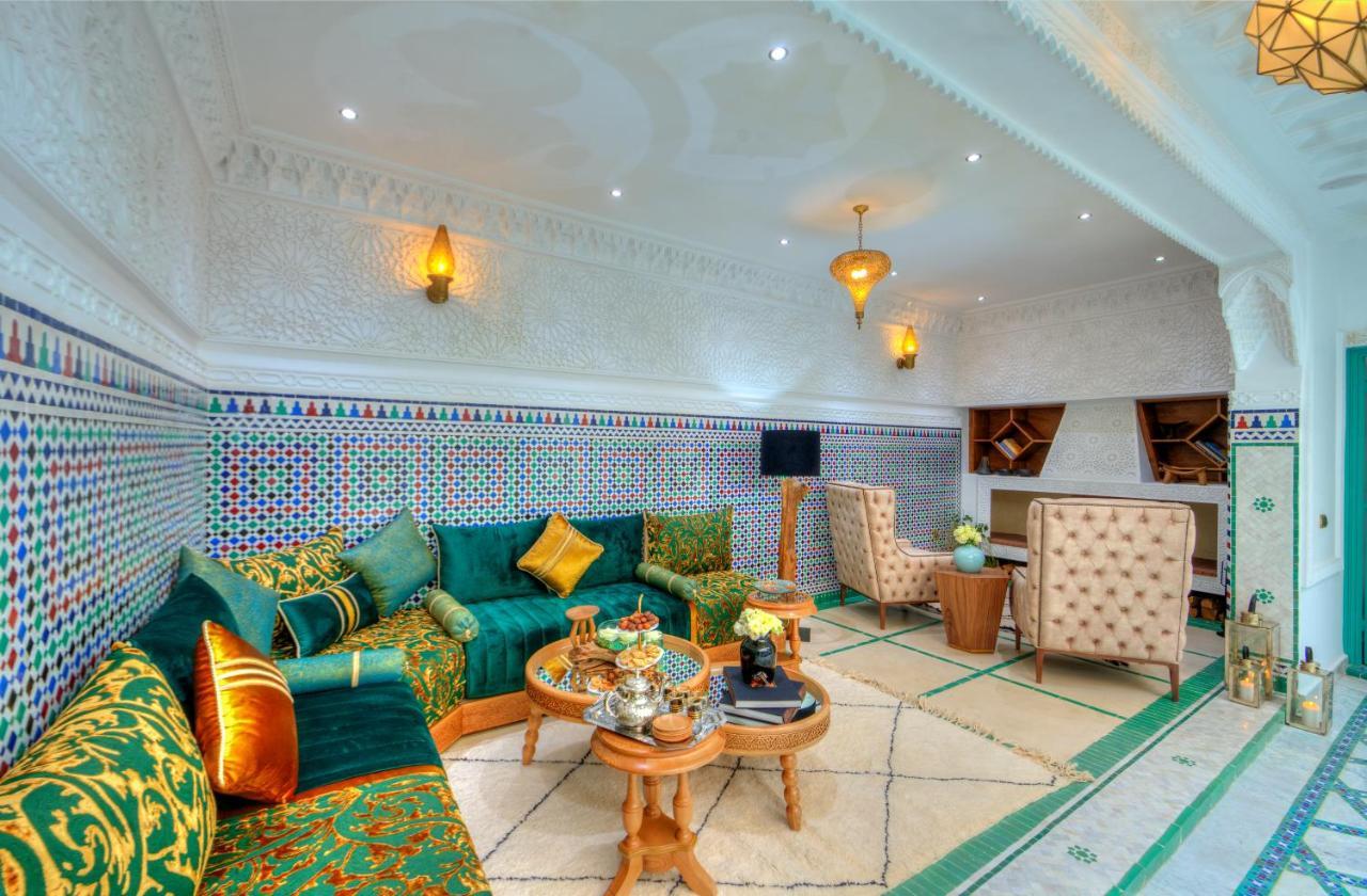 Riad Paradis Blanc Marrakesh Bagian luar foto