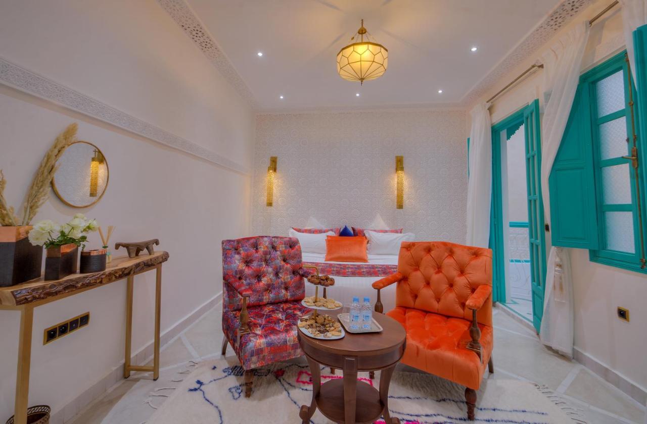 Riad Paradis Blanc Marrakesh Bagian luar foto