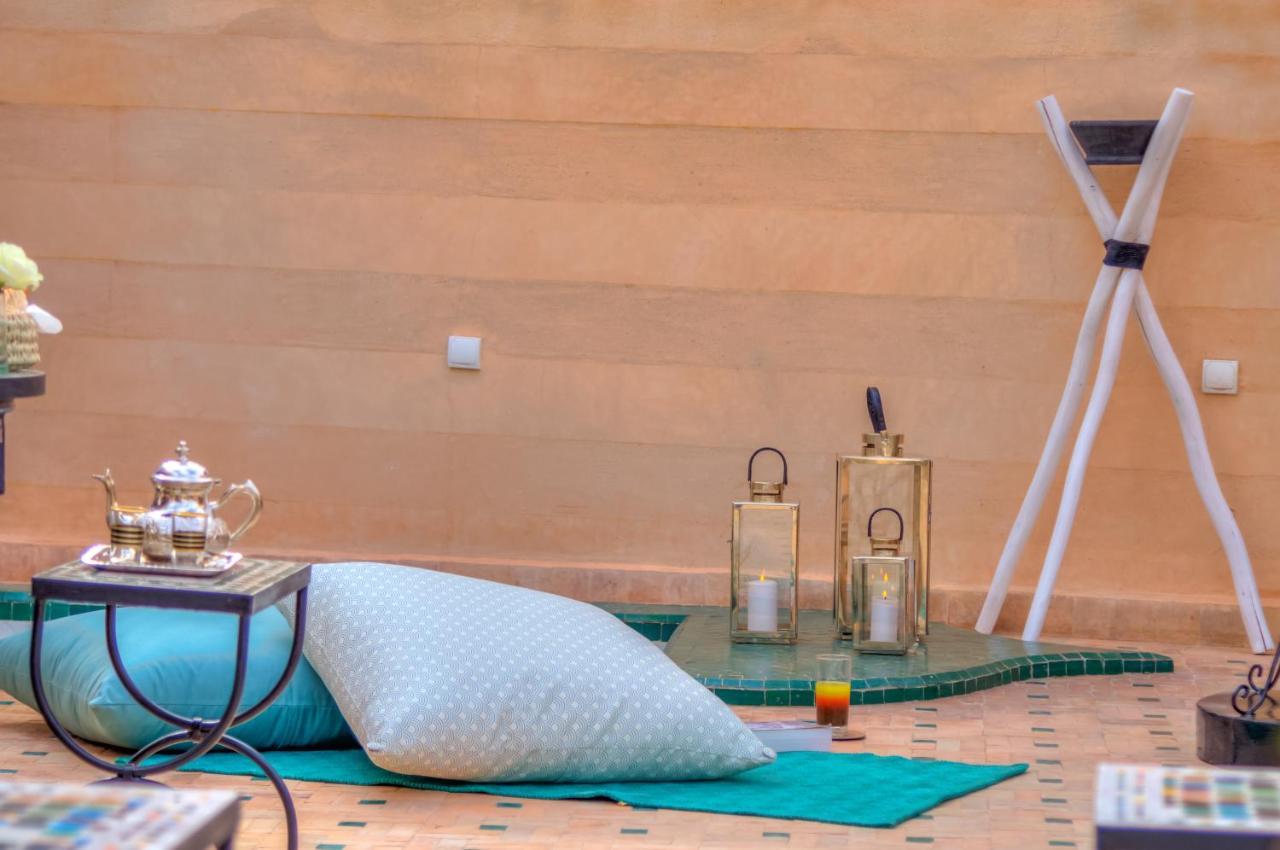 Riad Paradis Blanc Marrakesh Bagian luar foto