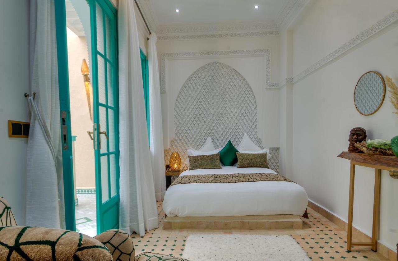Riad Paradis Blanc Marrakesh Bagian luar foto