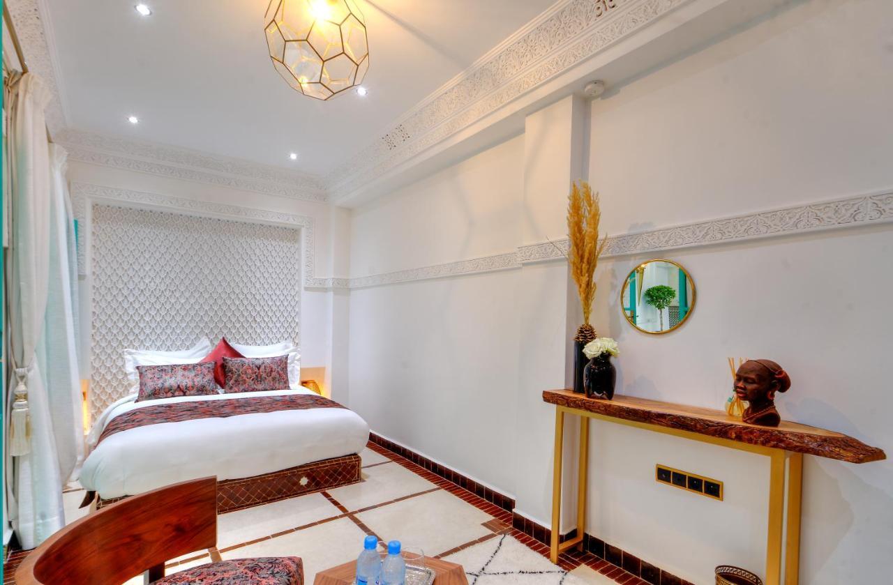 Riad Paradis Blanc Marrakesh Bagian luar foto